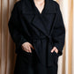 "Salvatore Ferragamo" Maxi length oversized gown coat