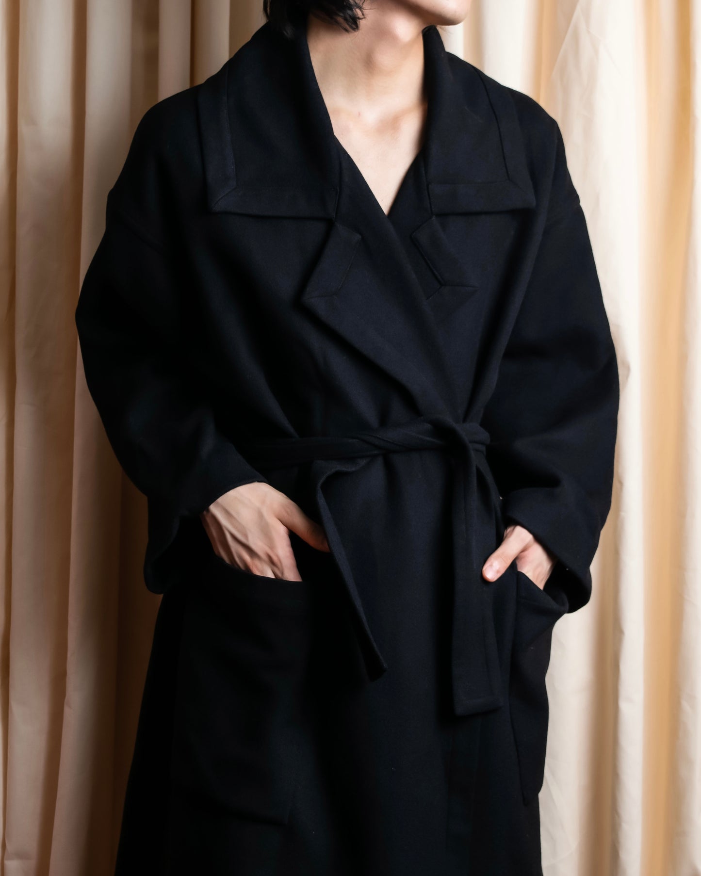 "Salvatore Ferragamo" Maxi length oversized gown coat