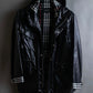 "BURBERRY Black Label" Checked nylon gather hooded blouson