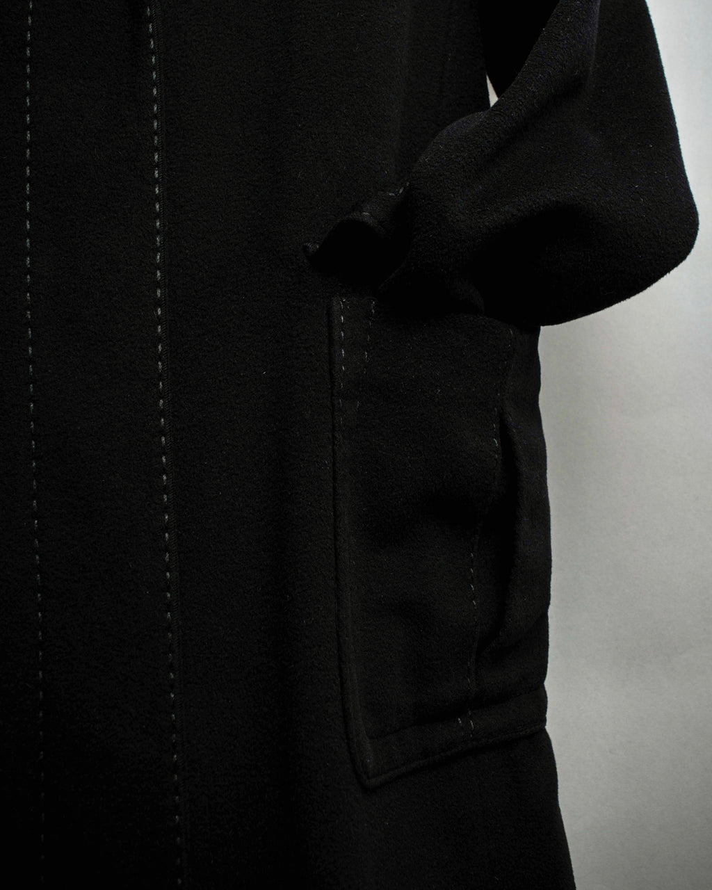 "Max Mara" Stitch design draping chester coat