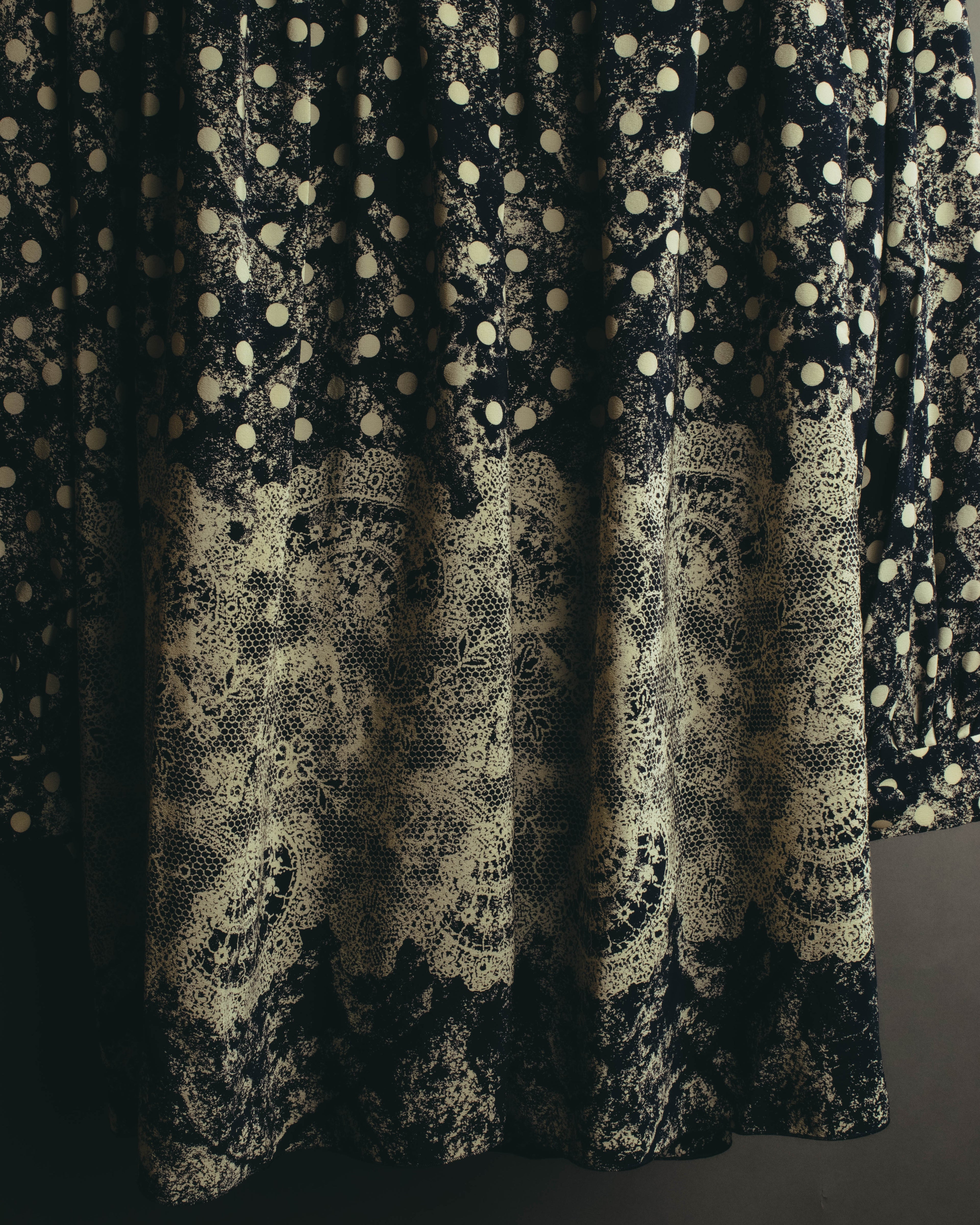 "Christian Dior" 80's-90's Elegant printed silk blouse