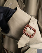 "BURBERRYS" Military detail classic trench coat