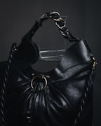 –SPECIAL– "Salvatore Ferragamo"
00’s Gancini gathered leather hobo bag