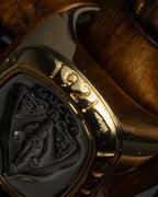 "GUCCI" Coat of arms engraved design ring