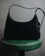 "Salvatore Ferragamo" 90’s-00’s minimalist gancini buckle hobo bag