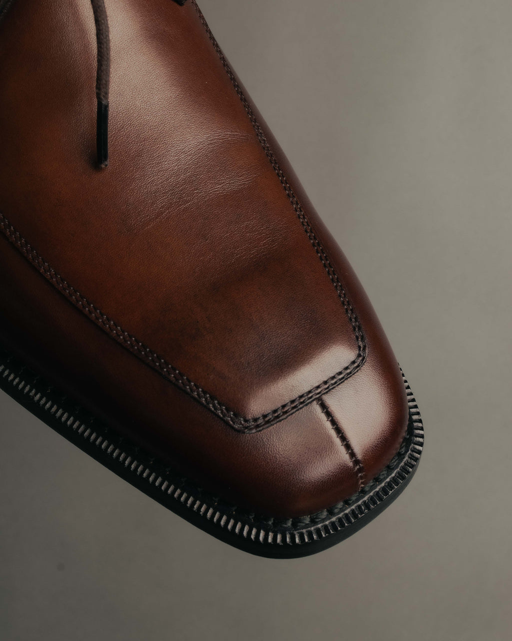 "BURBERRY LONDON" 00's-10's Sleek leather lace-up derby shoes