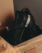 "Miu Miu" 2010's Embellished glitter lace-up oxford shoes