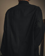-SPECIAL- “VALENTINO” 2020-21 belted oversized wool-blend shirt