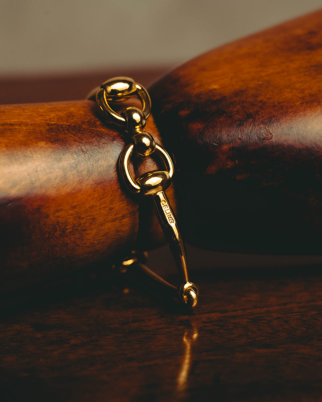 -SPECIAL- “CELINE” 70’s-80’s vintage horsebit link bracelet