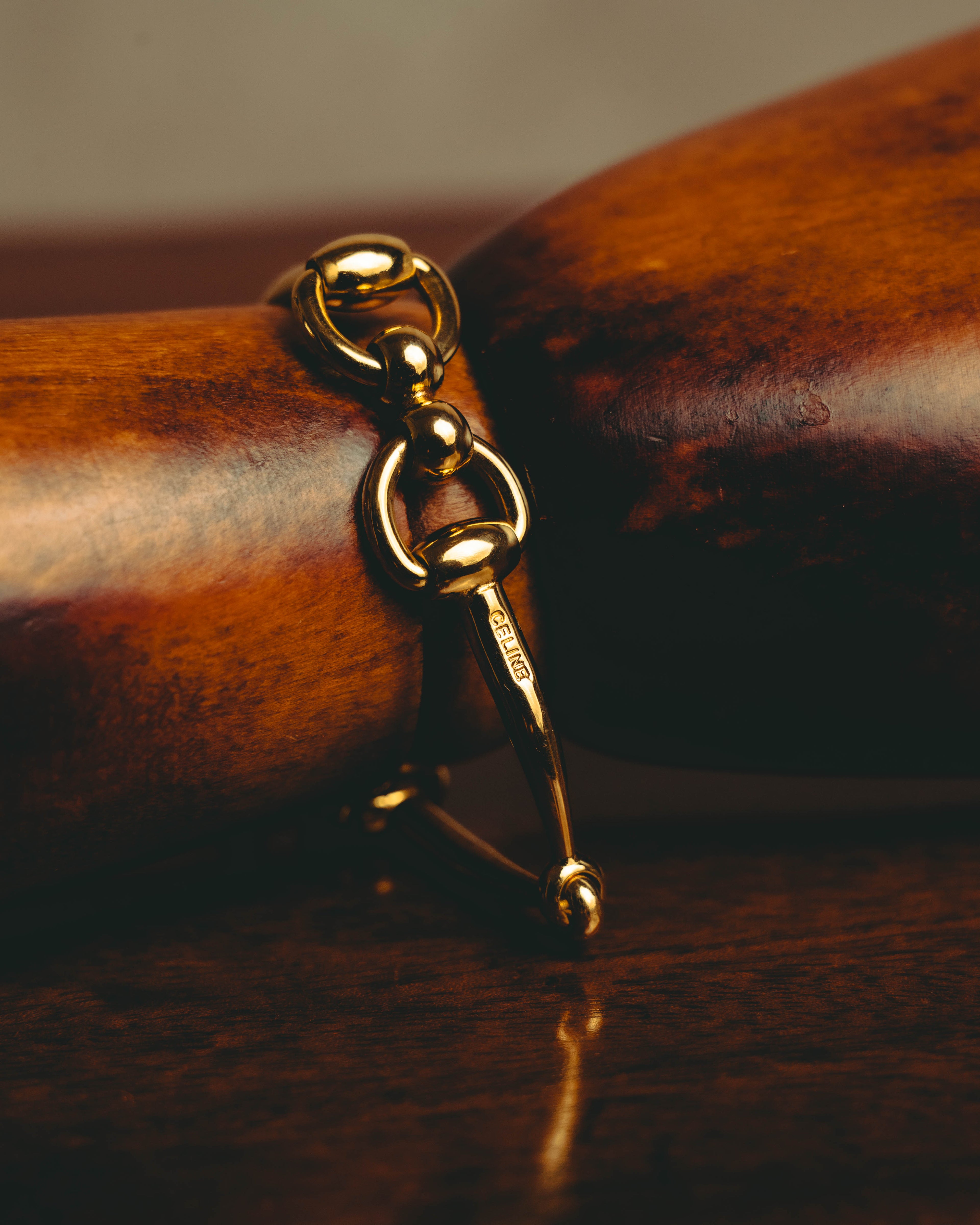 -SPECIAL- “CELINE” 70’s-80’s vintage horsebit link bracelet