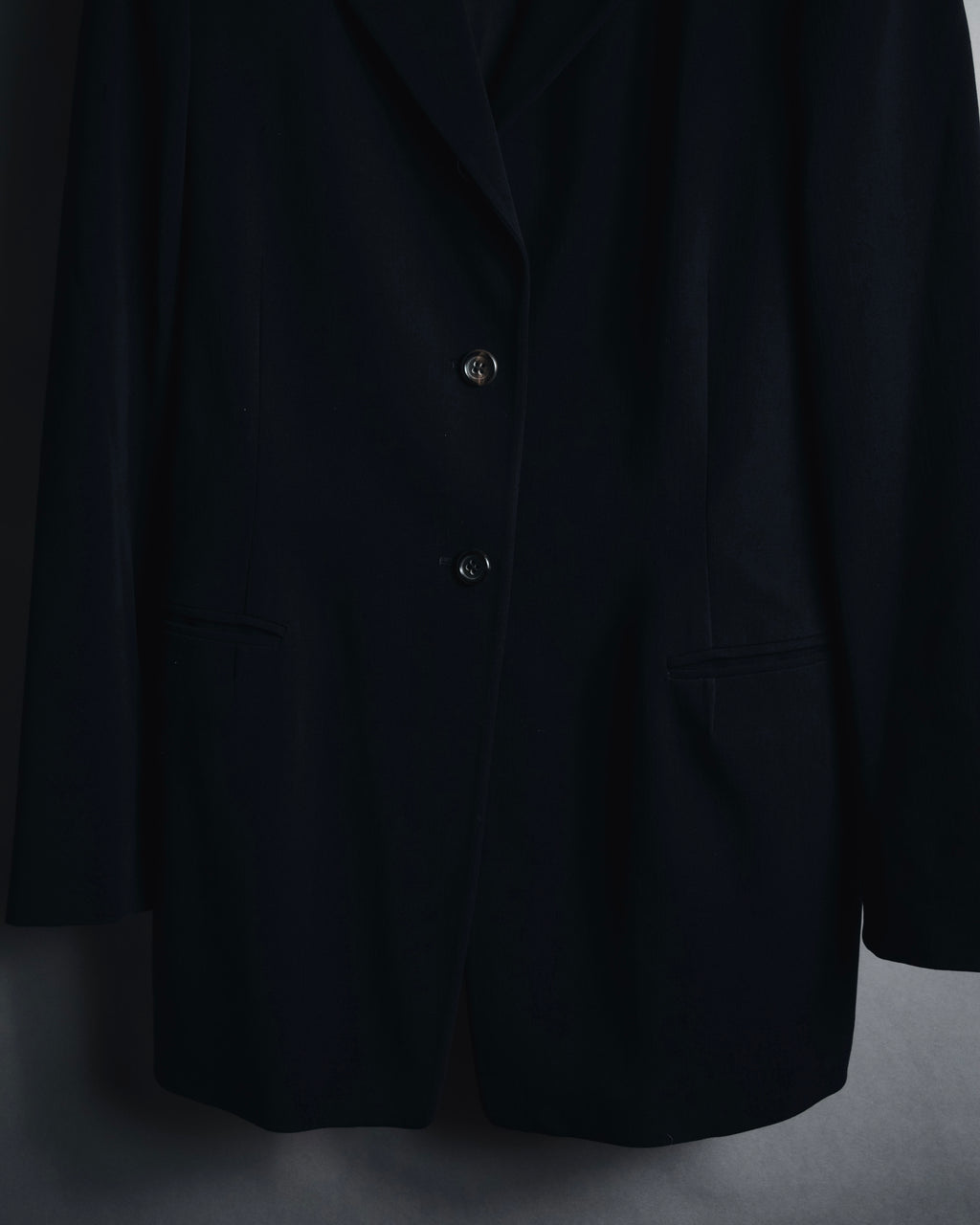 "JIL SANDE" 90’s minimal three-button tailored jacket