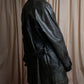 "PAUL SMITH" Military detail double-breasted sheepskin leather coat