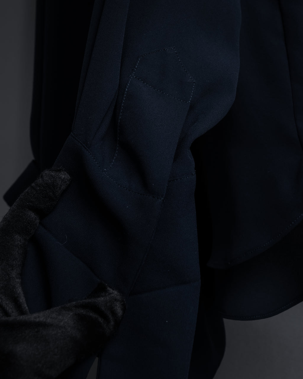 "Maison Margiela" 16SS Bow tie draping shirt