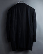 "BALENCIAGA" Chalk stripe pattern long silhouette set up