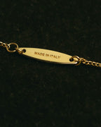 “Ferragamo” 90’s-00’s Interlocking ring pendant necklace