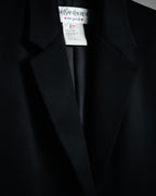 –SPECIAL– "Yves Saint Laurent rive gauche" 90’s Rive gauche le smoking tuxedo jacket