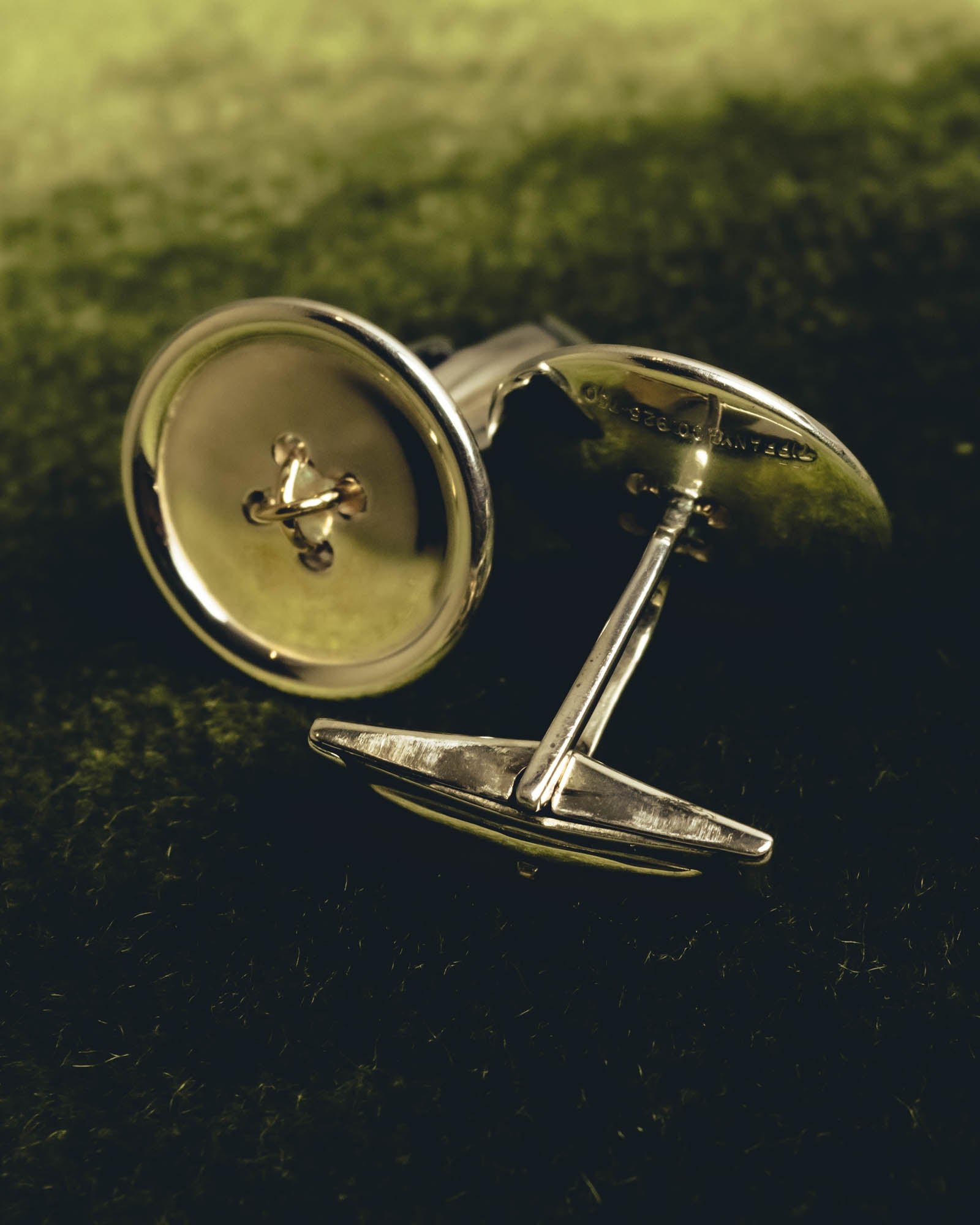 "Tiffany & Co." 90's-00's Sterling silver knot cufflinks