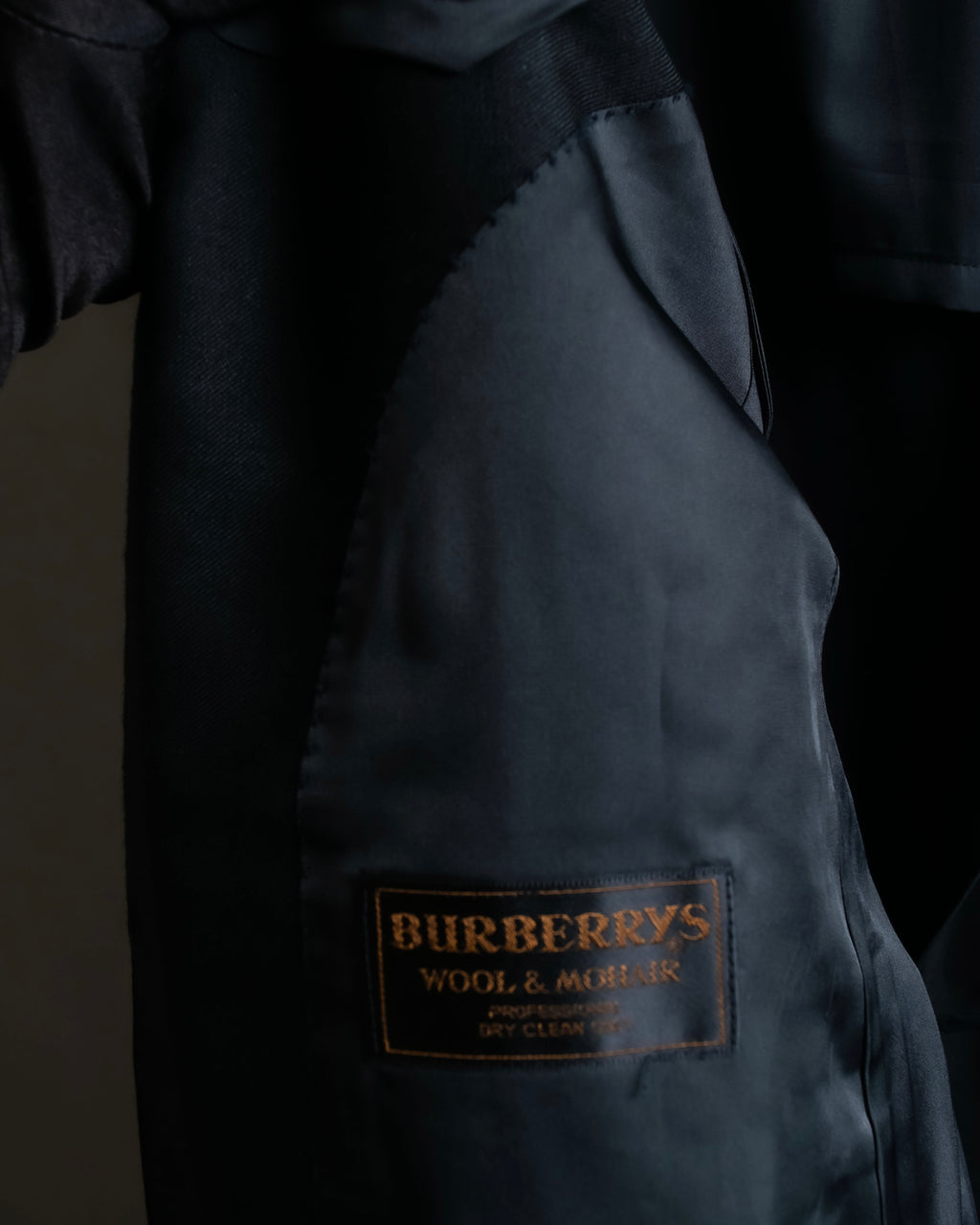 "BURBERRYS" Mohair mix classical tailored three-piece suit