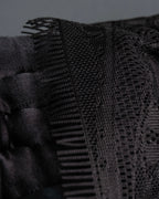 "ISSEY MIYAKE" Fringe design embroidered jacket