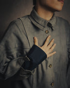 -SPECIAL- “LOEWE” 80’s-early 90’s Taupe suede leather blouson jacket