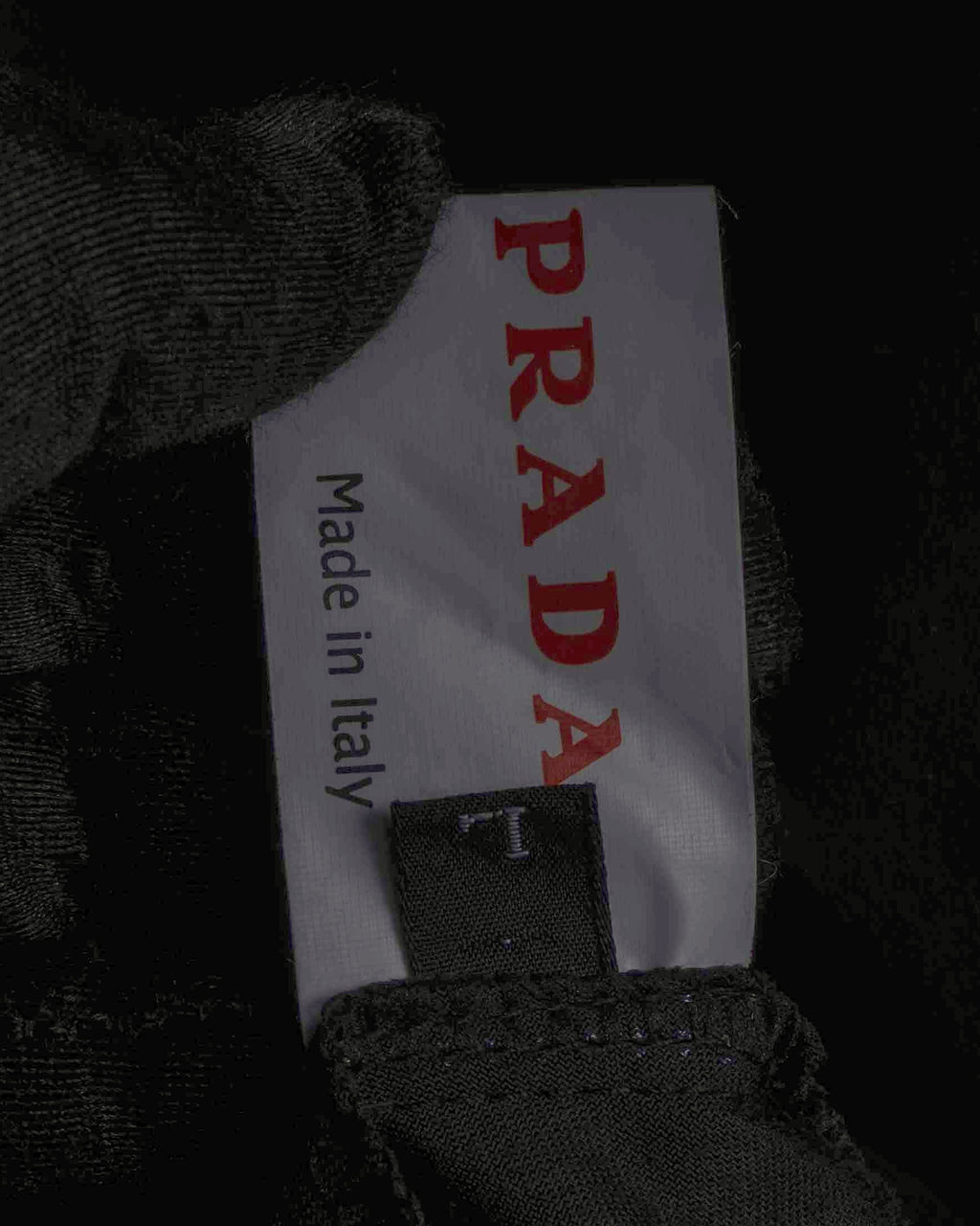 "PRADA" Wrap flap design micro suede jacket