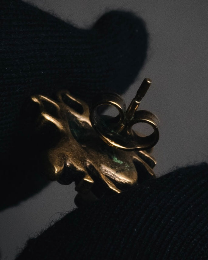 "GUCCI" 10’s Bee crystal pearl pierces