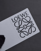 "LOEWE" Anagram logo engraved leather bracelet