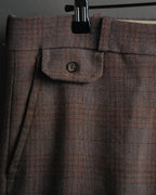 -MOOD MILLÉSIMES- “FARAH” 70’s-80’s plaid slacks with coin pocket