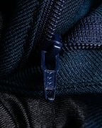 "GUCCI" Deep-tuck wool gently flared slacks