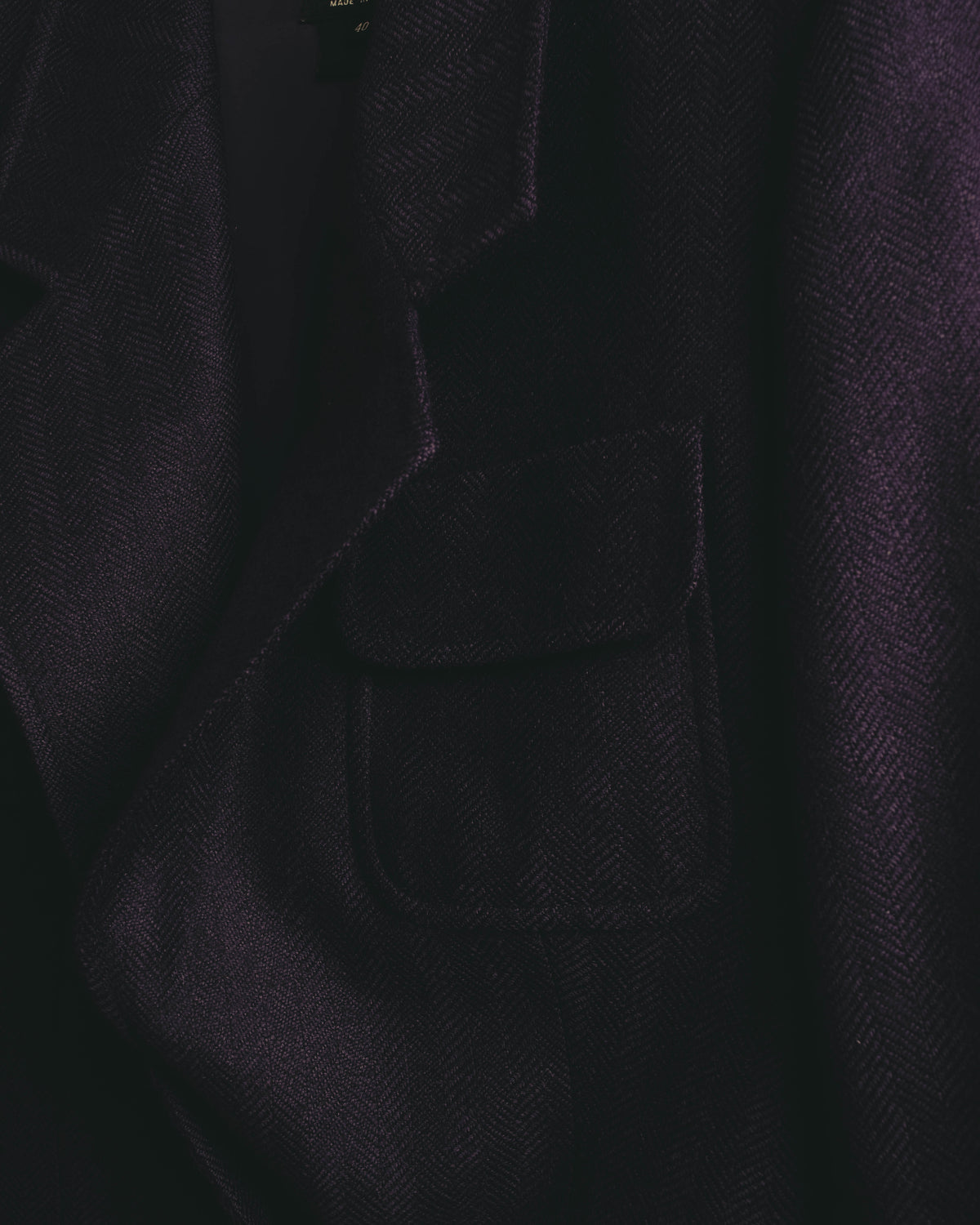 –SPECIAL– “GUCCI” 80’s-90’s Sculptural tailored blazer with gold buttons