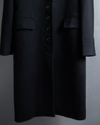 "GIANFRANCO FERRE" Multiple button sequences shaped long coat