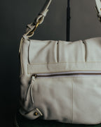 -SPECIAL- “Yves Saint Laurent” 2004-2011 Pilati era bow leather shoulder bag