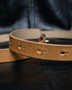 "Maison Martin Margiela" No. 11 Bella Pelle minimal design leather belt