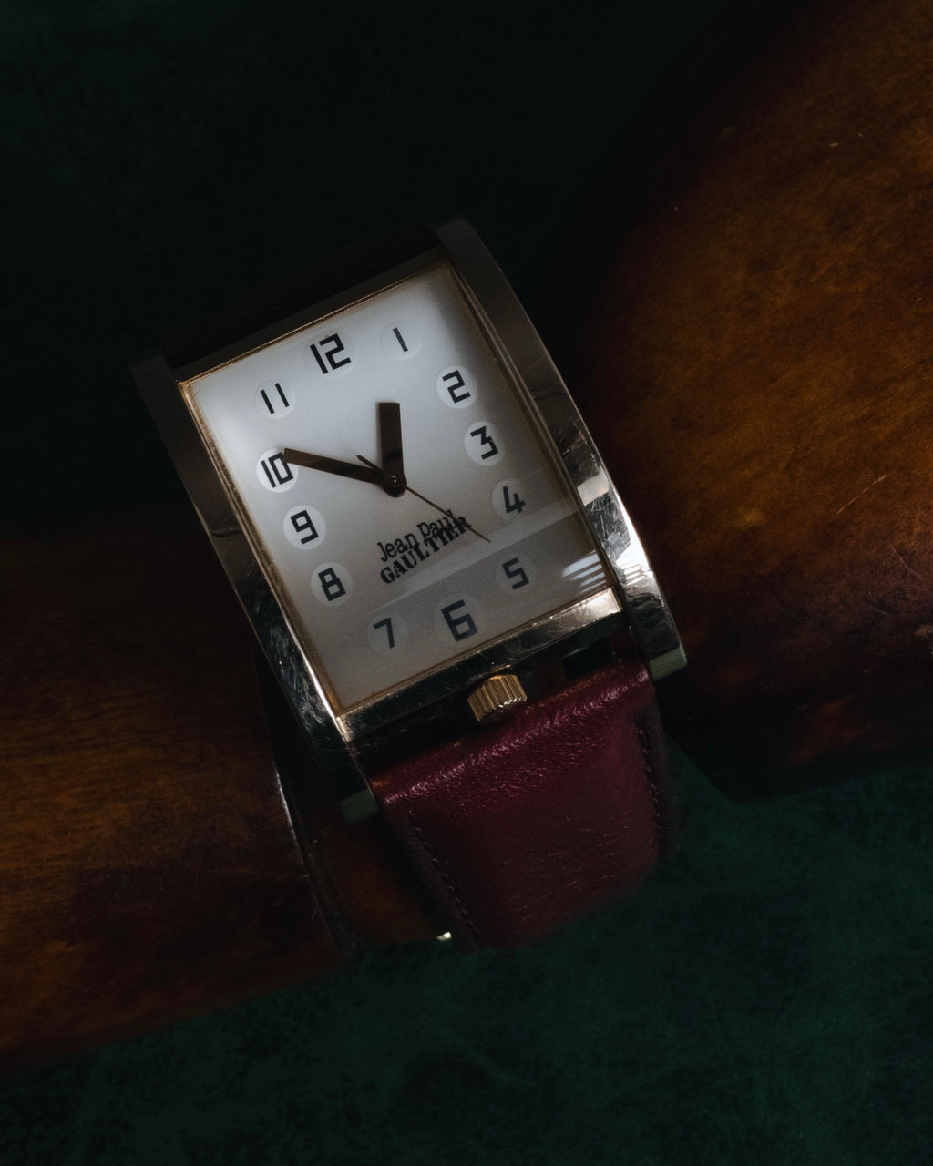 "Jean Paul GAULTIER" Curved Rectangular Dress Watch