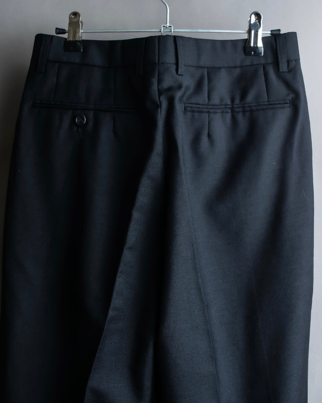 "Christian Dior" Mohair blend straight silhouette slacks