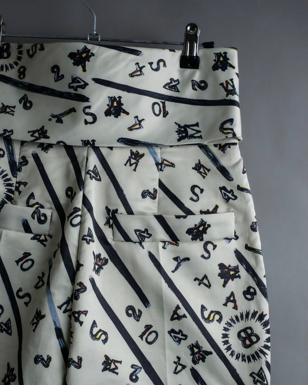 “BALENCIAGA” Number pattern designed shorts