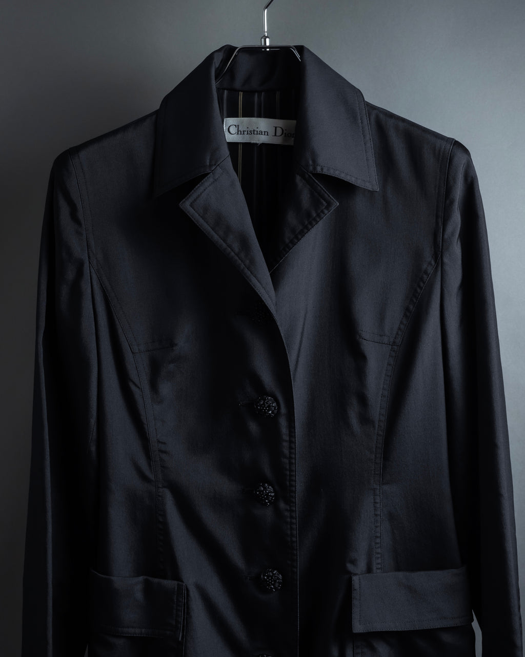 "Christian Dior" Waist shaped princess-line silhouette coat