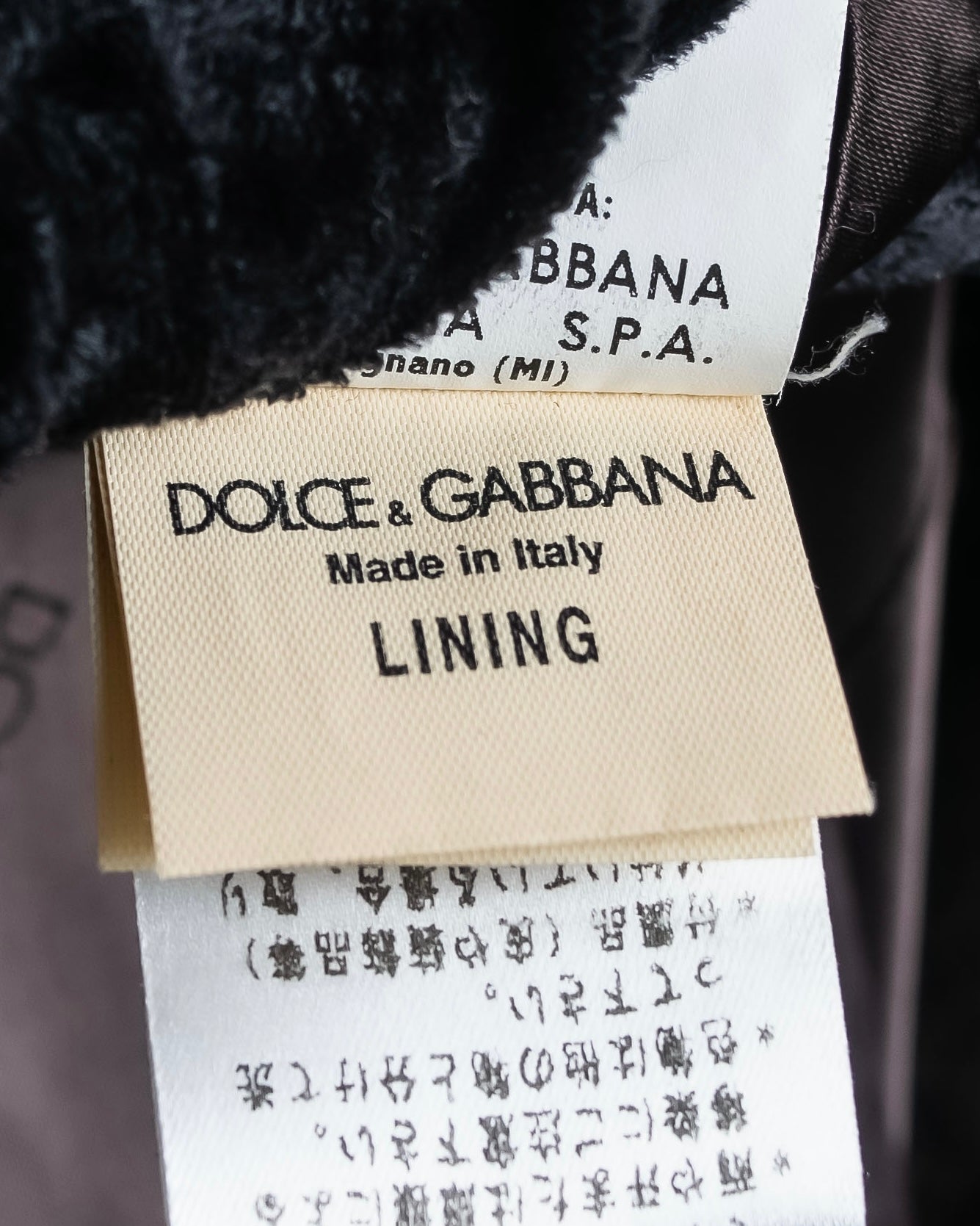 "Dolce &amp; Gabbana" Herringbone pattern slim shape chester coat
