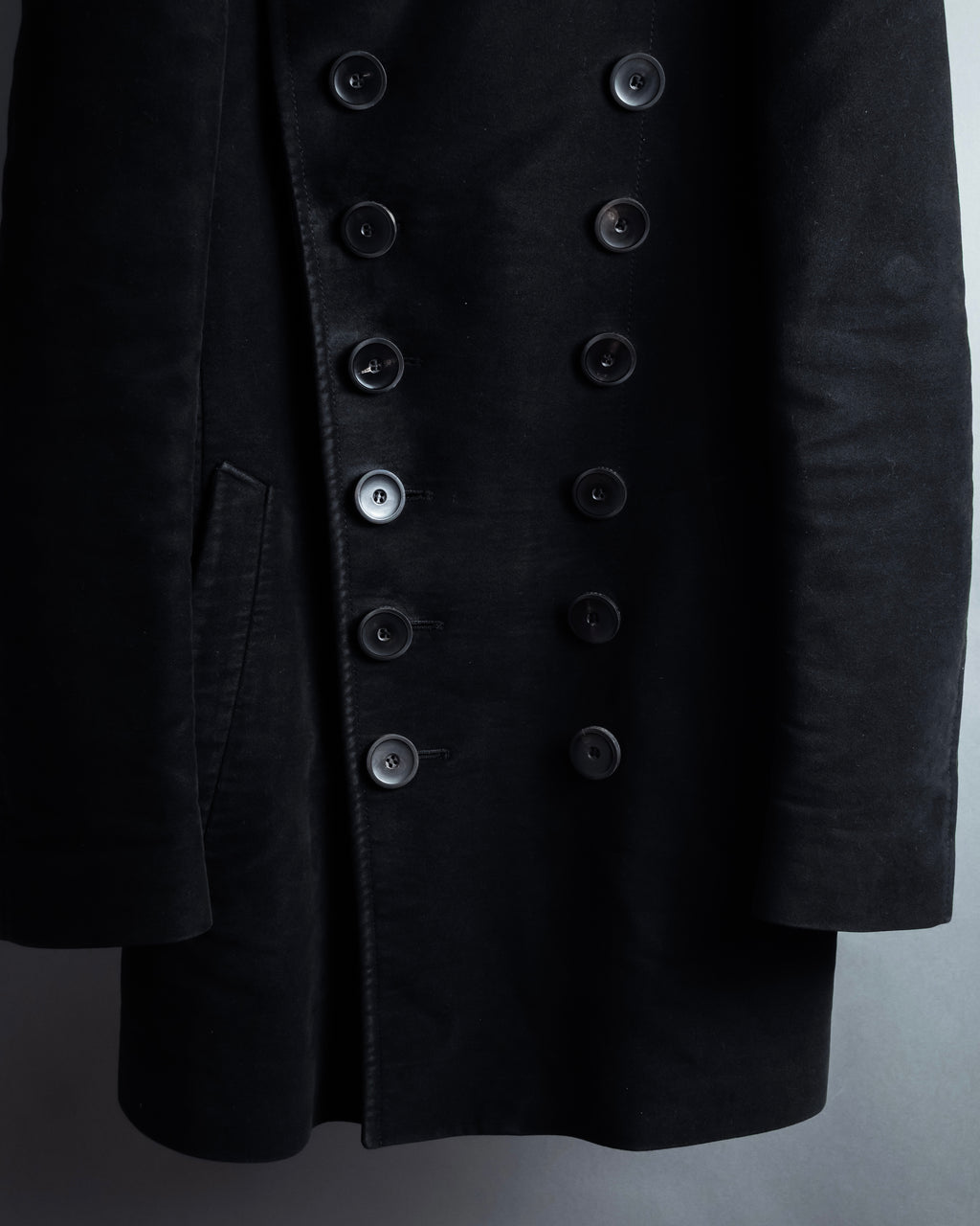 -SPECIAL- "GUCCI" 2007-2011's  High density cotton military detail mid-length coat