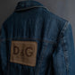 "Dolce & Gabbana" Cutting stitch detail denim jacket