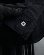 “COMME des GARCONS” 2022SS  Fringed dress shirt