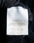 "GUCCI" Layered see-through design pullover
