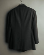 "Giorgio Armani Le Collezioni" 80's-90's Soft tailored double breasted wool blazer