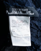 "ISSEY MIYAKE PERMANENTE"
Washed high neck sheer pullover