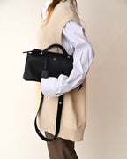 PRADA/ 2021 Thick Collar Oversized Dress Shirt White