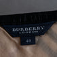 "BURBERRY" Nova check pattern leather piping design cropped skirt