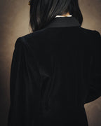 –SPECIAL– “Yves Saint Laurent” 90’s-00’s Velvet tuxedo tailored jacket