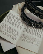 “CÉLINE” 2010 Crystal embellished leather belt