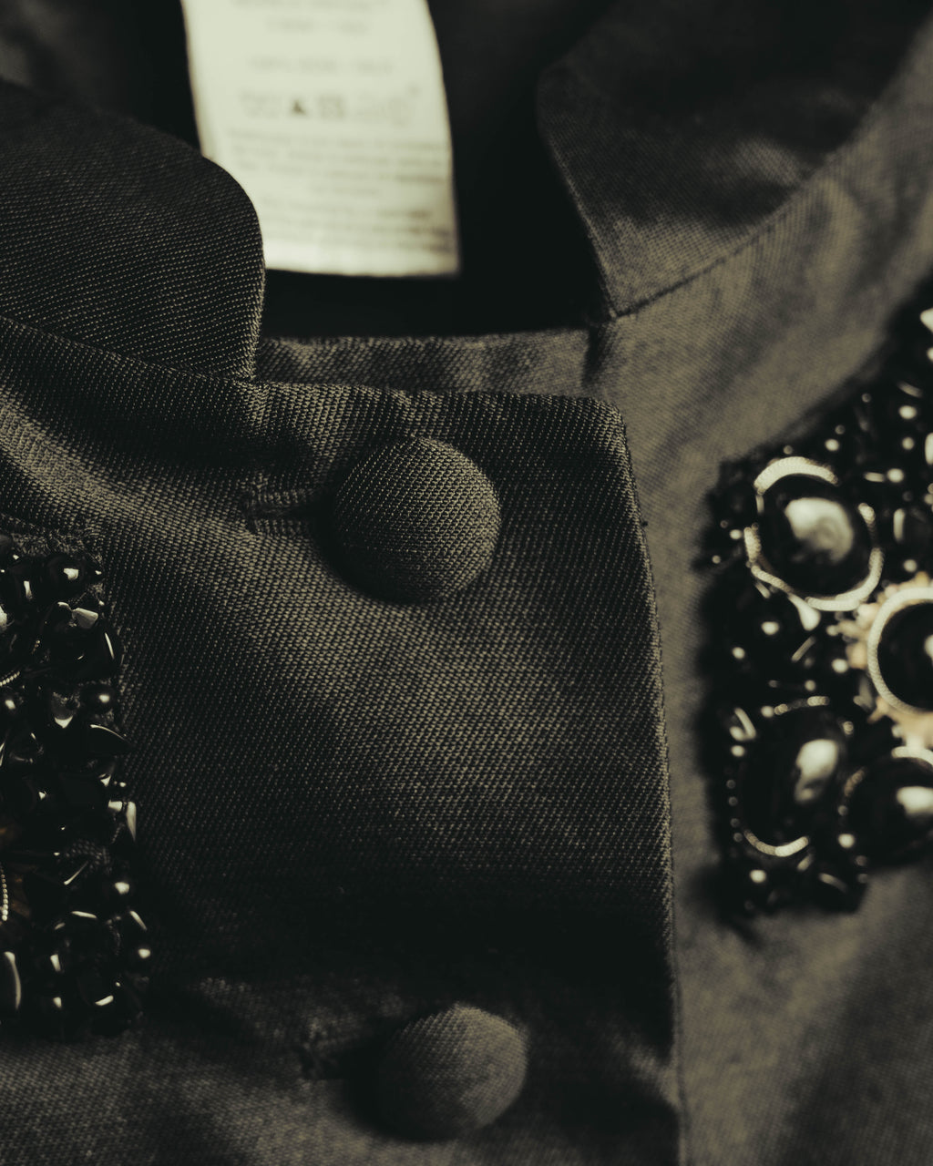 "CELINE" 00's Embellished silk coat