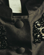 "CELINE" 00's Embellished silk coat